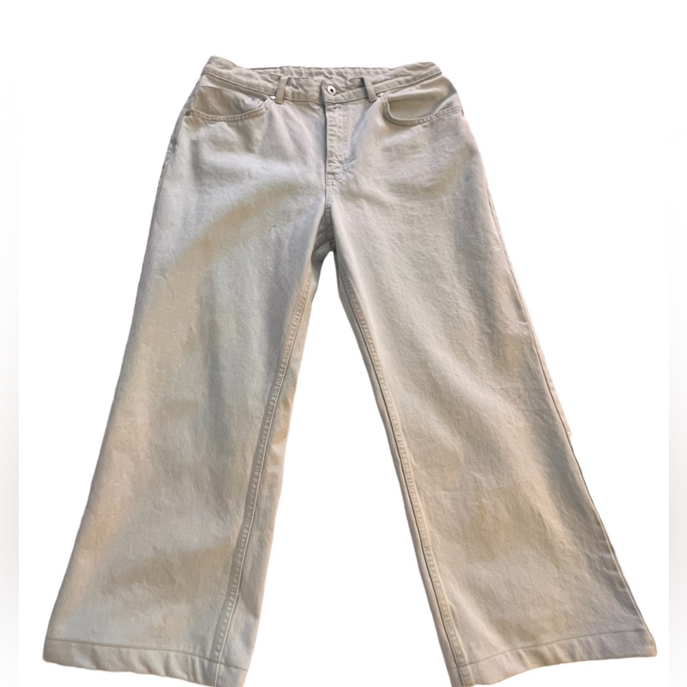 Pale blue dad jean